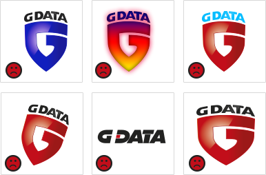 Antywirus G DATA Logo - tak nie rób