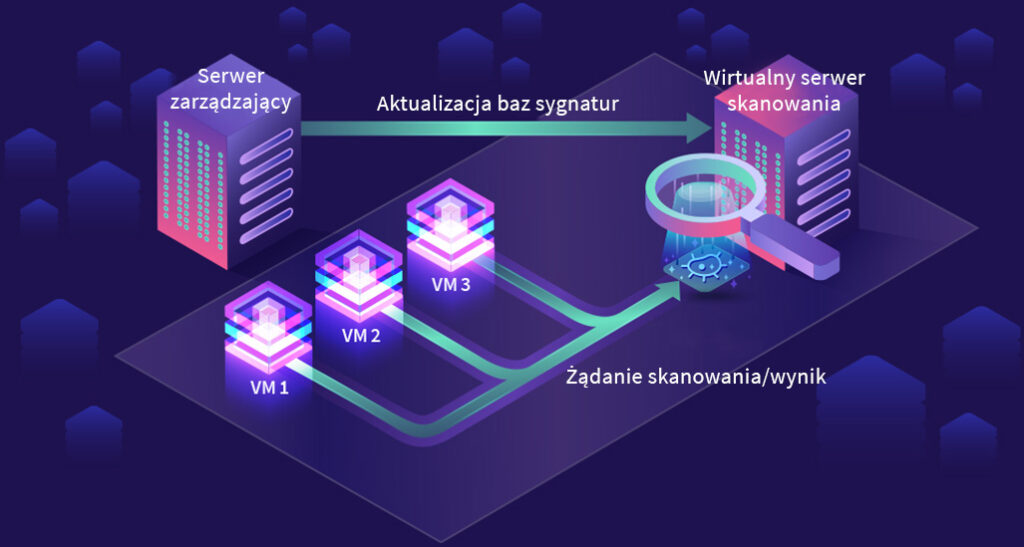 Struktura sieci maszyn wirtualnych